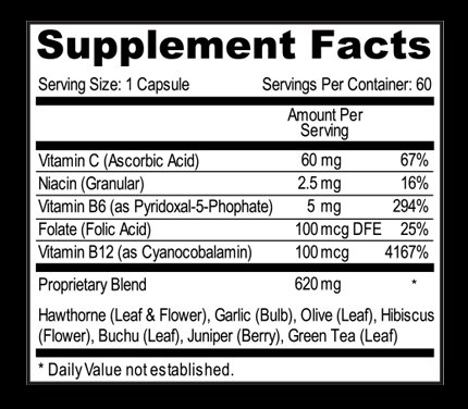 Ring Clear Supplement Facts